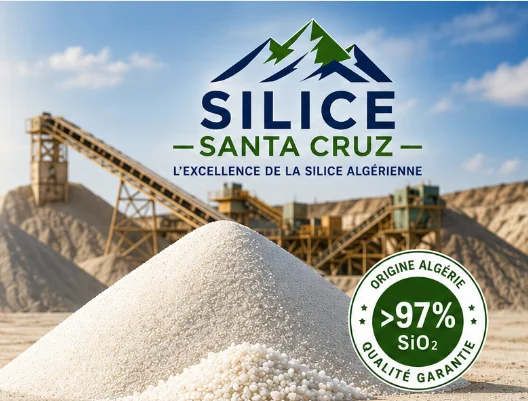 Sable siliceux d'Algérie haute pureté