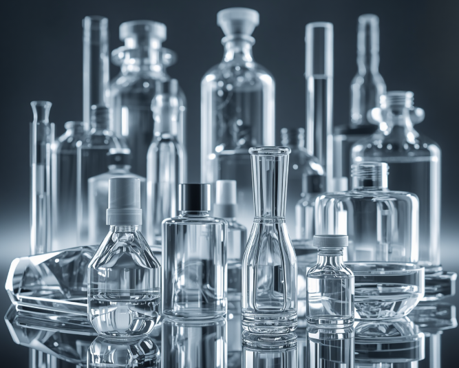 Verrerie, verre plat et verre creux