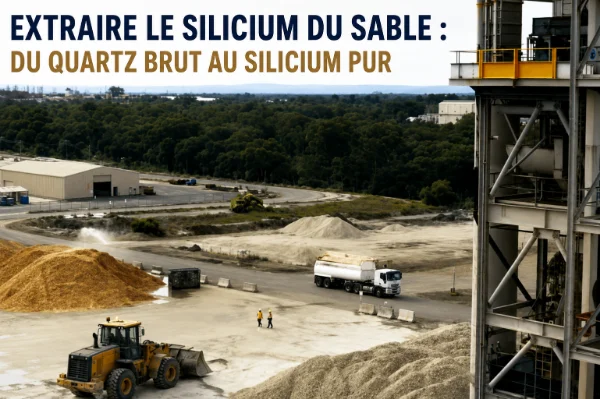Extraire le silicium du sable : du quartz brut au silicium pur