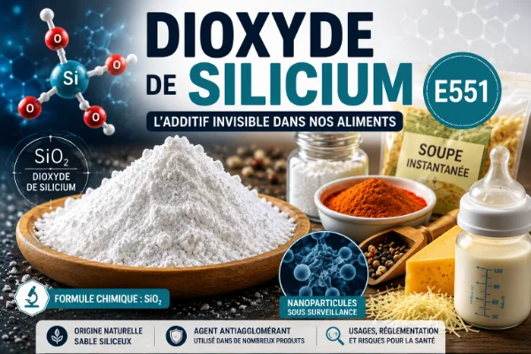Dioxyde de silicium (E551)