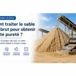 traitement du sable siliceux